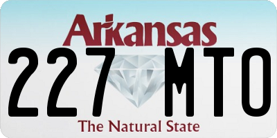 AR license plate 227MTO