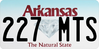 AR license plate 227MTS