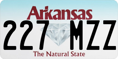AR license plate 227MZZ
