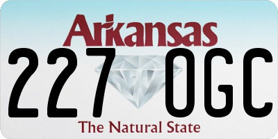 AR license plate 227OGC