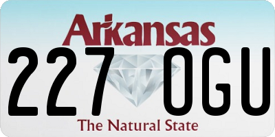 AR license plate 227OGU