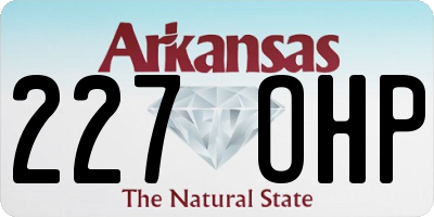 AR license plate 227OHP