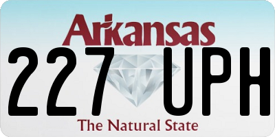 AR license plate 227UPH