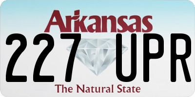 AR license plate 227UPR