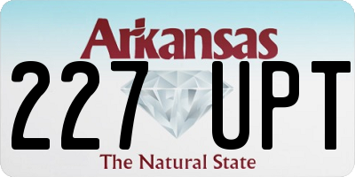 AR license plate 227UPT