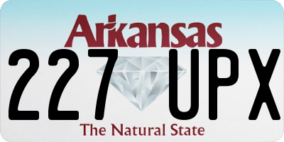 AR license plate 227UPX