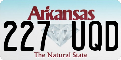 AR license plate 227UQD