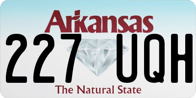 AR license plate 227UQH