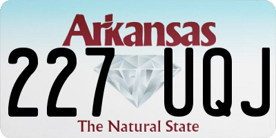 AR license plate 227UQJ
