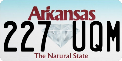 AR license plate 227UQM