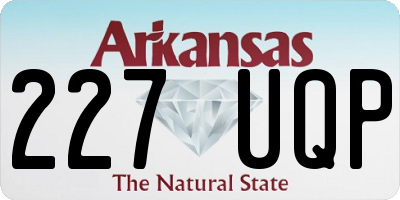 AR license plate 227UQP