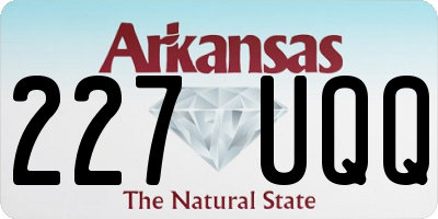 AR license plate 227UQQ