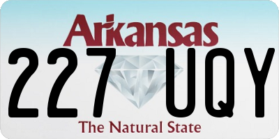 AR license plate 227UQY