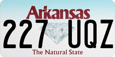 AR license plate 227UQZ