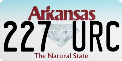 AR license plate 227URC