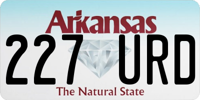 AR license plate 227URD