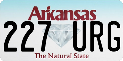 AR license plate 227URG