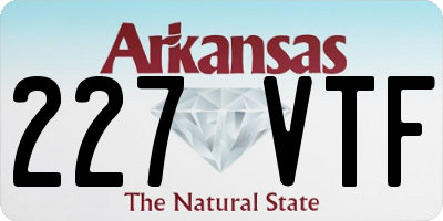 AR license plate 227VTF