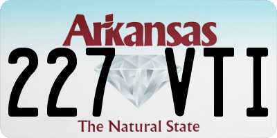 AR license plate 227VTI