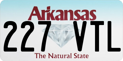 AR license plate 227VTL