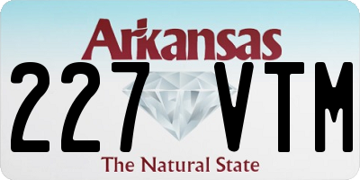 AR license plate 227VTM