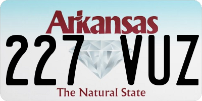 AR license plate 227VUZ