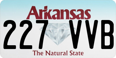 AR license plate 227VVB
