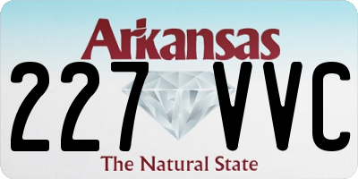 AR license plate 227VVC
