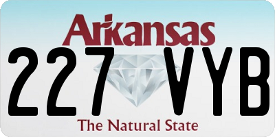 AR license plate 227VYB