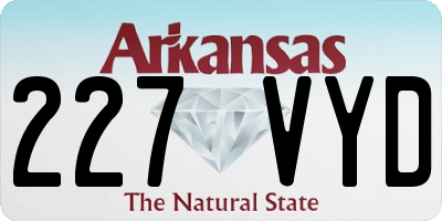 AR license plate 227VYD