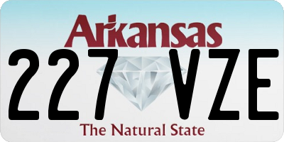 AR license plate 227VZE