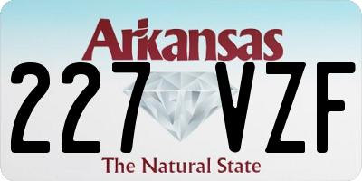 AR license plate 227VZF
