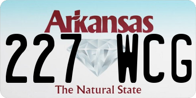 AR license plate 227WCG