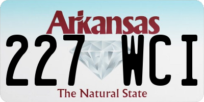 AR license plate 227WCI