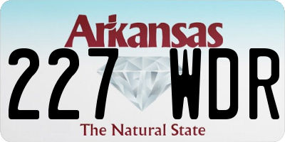 AR license plate 227WDR