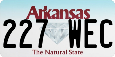 AR license plate 227WEC