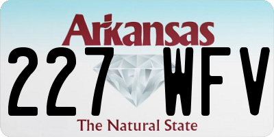 AR license plate 227WFV