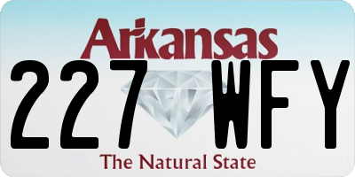 AR license plate 227WFY