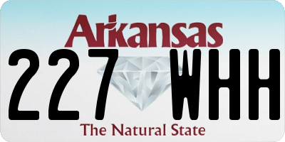 AR license plate 227WHH