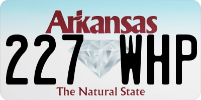AR license plate 227WHP