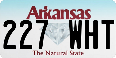 AR license plate 227WHT
