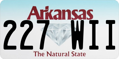 AR license plate 227WII