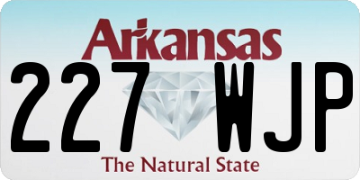 AR license plate 227WJP