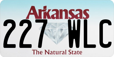 AR license plate 227WLC