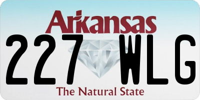 AR license plate 227WLG