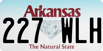 AR license plate 227WLH