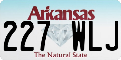 AR license plate 227WLJ