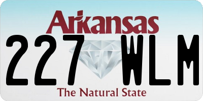 AR license plate 227WLM