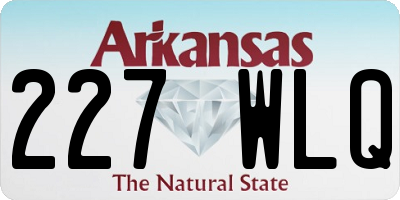 AR license plate 227WLQ