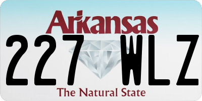 AR license plate 227WLZ